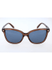 Salvatore Ferragamo Dameszonnebril lichtbruin/blauw