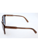Salvatore Ferragamo Dameszonnebril lichtbruin/blauw