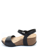 BAYTON Sandały "Mayba" w kolorze czarnym na koturnie