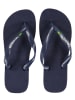 Havaianas Japonki "Brasil Logo" w kolorze granatowo-zielonym