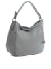 Mia Tomazzi Leder-Schultertasche in Grau - (B)30 x (H)20 x (T)8 cm