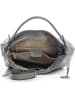 Mia Tomazzi Leder-Schultertasche in Grau - (B)30 x (H)20 x (T)8 cm