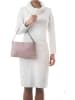 Mia Tomazzi Leren schoudertas "Lunigiana" nude - (B)26 x (H)16 x (D)4 cm