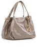 Mia Tomazzi Leder-Henkeltasche "Vigentino" in Gold - (B)26 x (H)20 x (T)14 cm