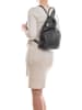 Mia Tomazzi Leren rugzak "Sirietto" zwart - (B)28 x (H)35 x (D)13 cm