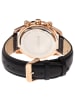 Breed Chronograph "Lacroix" in Roségold/ Schwarz/ Blau