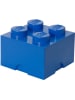 LEGO Opbergbox "Brick 4" donkerblauw - (B)25 x (H)18 x (D)25 cm