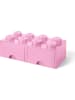 LEGO Ladebox "Brick 8" lichtroze - (B)50 x (H)18 x (D)25 cm