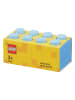 LEGO Pojemniki (3 szt.) "Mini 8" w kolorze niebieskim - 9,2 x 4,3 x 4,6 cm