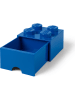 LEGO Schubladenbox "Brick 4" in Dunkelblau - (B)25 x (H)18 x (T)25 cm