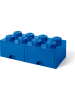 LEGO Schubladenbox "Brick 8" in Dunkelblau - (B)50 x (H)18 x (T)25 cm