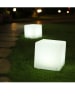 lumisky Solarna lampa LED "Casy" w kolorze białym - 30 x 30 x 30 cm