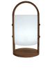 lumisky Lampa dekoracyjna LED "Woody" w kolorze białym -  wys. 39 x Ø 18 cm