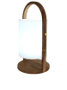 lumisky LED-Dekoleuchte "Woody" in Weiß - (H)39 x Ø 18 cm