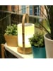 lumisky LED-Dekoleuchte "Woody" mit Lautsprecher - (H)39 cm