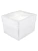 Joybos 3er-Set: Aufbewahrungskisten in Transparent - (B)39 x (H)33,5 x (T)18 cm