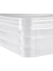 Joybos 3-delige set: opbergkisten transparant - (B)39 x (H)33,5 x (D)18 cm