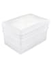 Joybos 3er-Set: Aufbewahrungskisten in Transparent - (B)39 x (H)26,5 x (T)14 cm