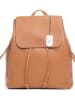 Anna Morellini Leder-Rucksack in Hellbraun - (B)29 x (H)32 x (T)12 cm