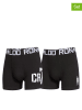 CR7 2-delige set: boxershorts zwart/wit