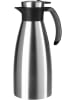 Emsa Isolierkanne "Soft Grip" in Silber/ Schwarz - 1,5 l