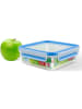 Emsa 2-delige set: lunchboxen "Clip & Close" blauw - 850 ml