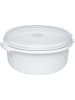 Emsa Pojemnik "Micro Family" w kolorze białym do mikrofalówki - 1,5 l