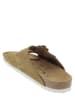 Sunbay Leder-Pantoletten in Beige