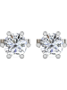 Vittoria Jewels Złote kolczyki-wkrętki z diamentami