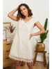 Le Monde du Lin Leinen-Kleid in Beige