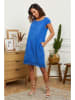 Le Monde du Lin Leinen-Kleid in Blau