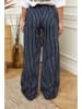 Le Monde du Lin Leinen-Hose in Dunkelblau