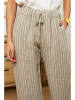 Le Monde du Lin Leinen-Hose in Taupe