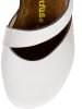 Comfortfusse Leren ballerina's wit
