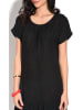 Le Jardin du Lin Leinen-Kleid in Schwarz