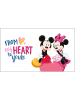 Disney Mickey Mouse Isolierbecher "Mickey My Heart" in Weiß/ Pink - 400 ml