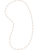 Mitzuko Naszyjnik perłowy w kolorze biało-fioletowo-brzoskwiniowym