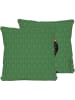 Madre Selva Kussenhoes "Frida" groen - (L)45 x (B)45 cm