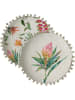 Madre Selva Kissen "Flores Salvajes" in Creme/ Bunt - Ø 45 cm