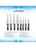 Tefal Fleisch- und Schinkenmesser "Ice Force" in Silber/ Schwarz - (L)20 cm