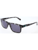Guess Męskie okulary przeciwsłoneczne w kolorze niebiesko-szaro-czarnym