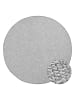 BT Carpet Kurzflor-Teppich "Wolly" in Hellgrau