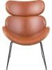 Actona Loungestoel "Cazar" lichtbruin - (B)69 x (H)90,5 x (D)78,5 cm