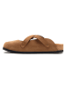 Comfortfusse  Leren clogs lichtbruin