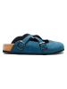 Comfortfusse  Leren slippers donkerblauw