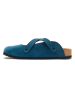 Comfortfusse  Leren slippers donkerblauw