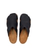 Comfortfusse  Leren clogs zwart