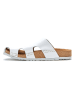 Comfortfusse Leren clogs "Trudi" wit