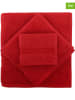 Elizabed 3-delige handdoekenset "Rainbow" rood