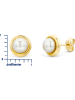 Revoni Gouden oorstekers met parels